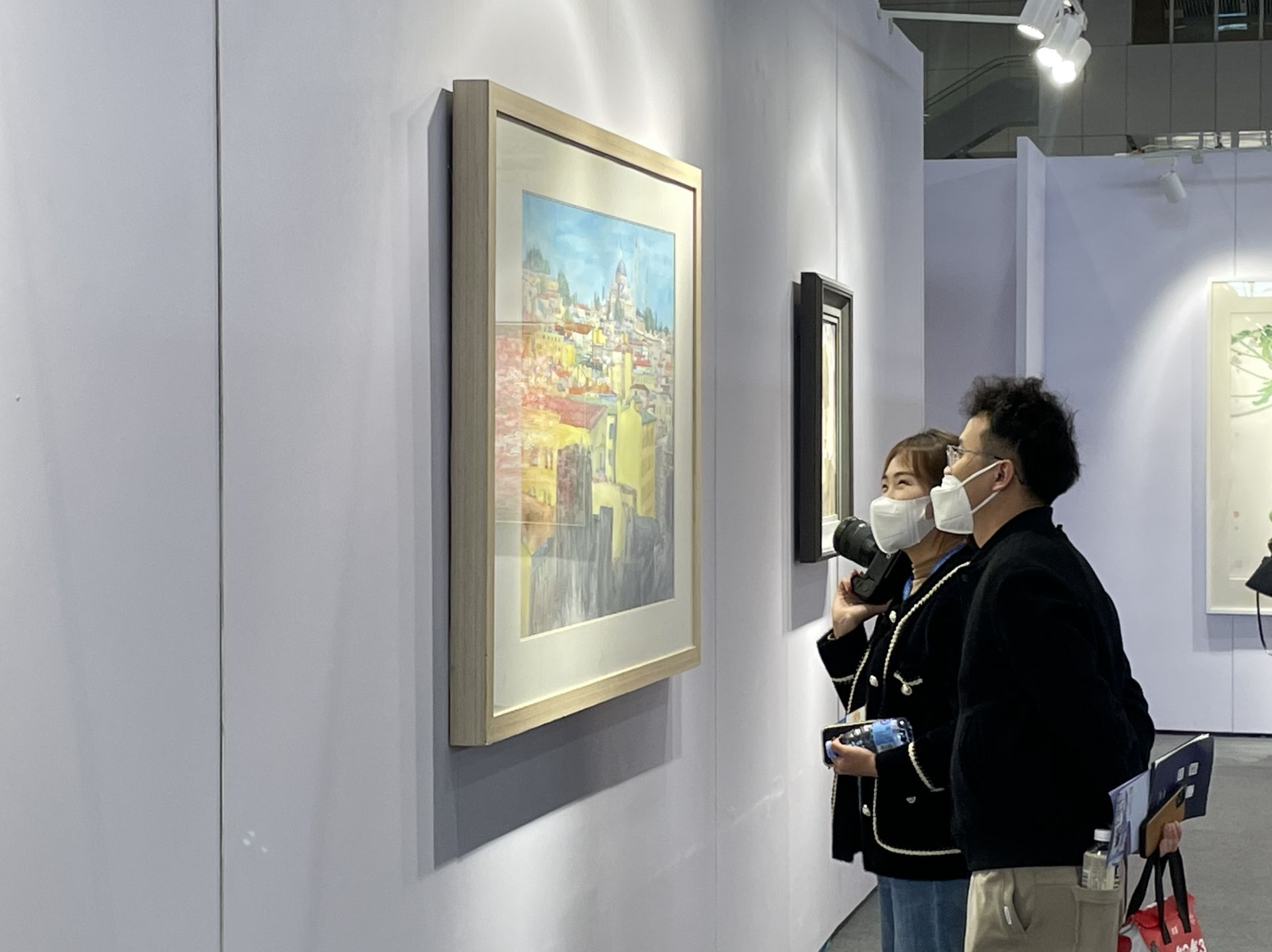 2022首届深哈美术作品交流展启幕