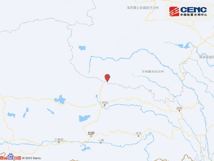 青海海西州唐古拉地区发生4.3级地震，震源深度9千米