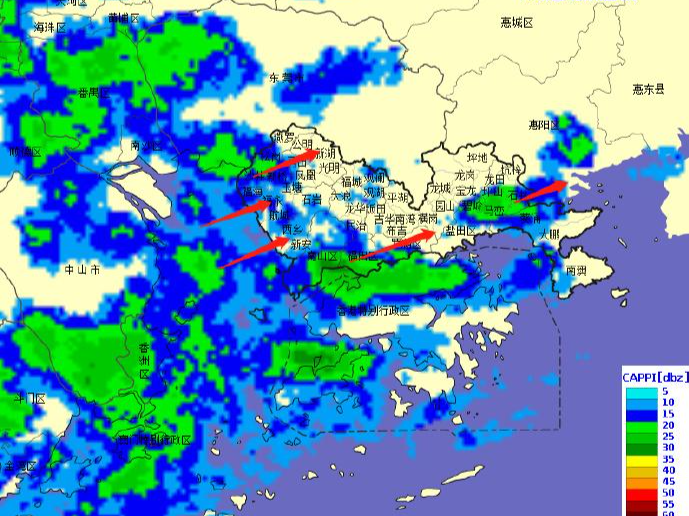 阴雨绵绵，空气湿润，杨康都不咳嗽了！下一波强冷空气已在路上，周末杀到深圳……