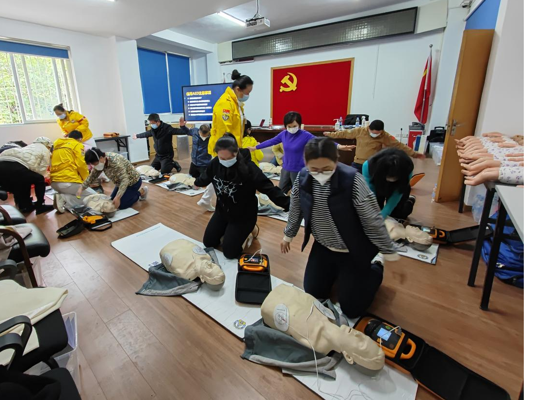 守护红荔 “救”在身边，红荔社区开展AED使用培训