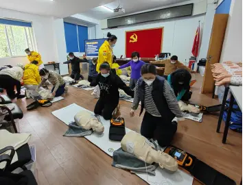 守护红荔 “救”在身边，红荔社区开展AED使用培训