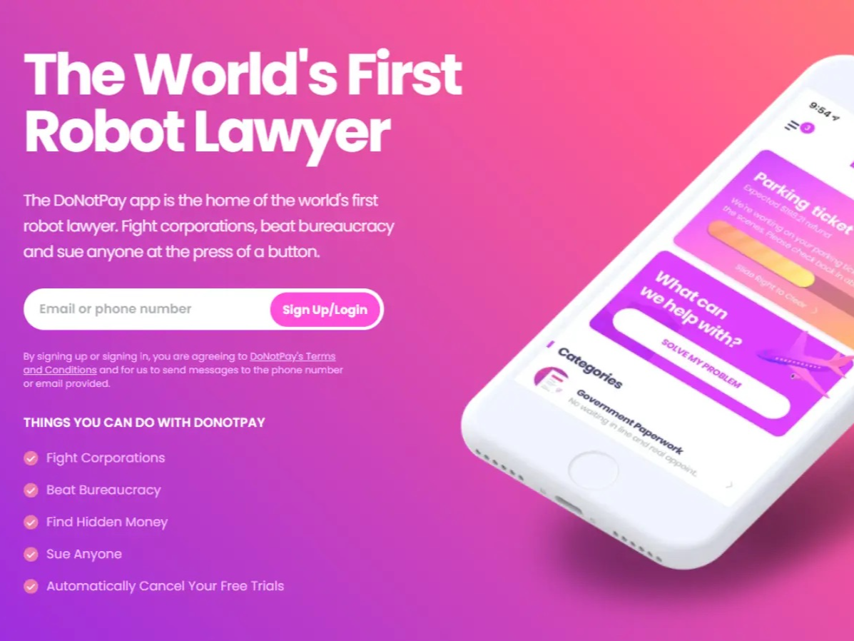人工智能律师将首次出庭，开发者希望未来取代一部分律师