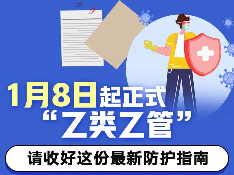 1月8日起正式“乙类乙管”，请收好这份最新防护指南