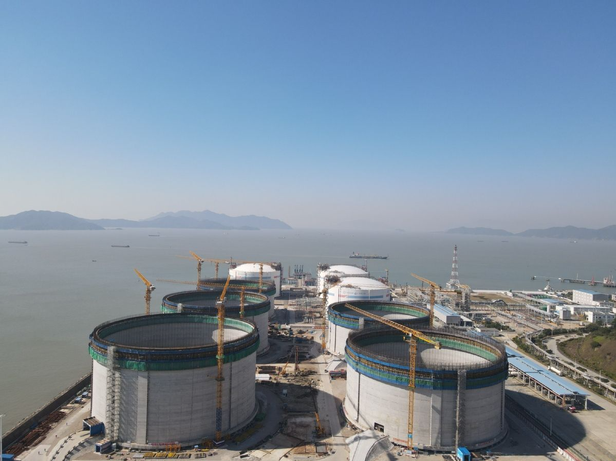 珠海LNG二期项目连续安全施工超550天，完成6个里程碑节点