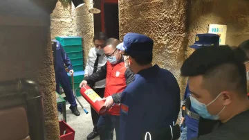 公明社区开展消防安全夜查行动