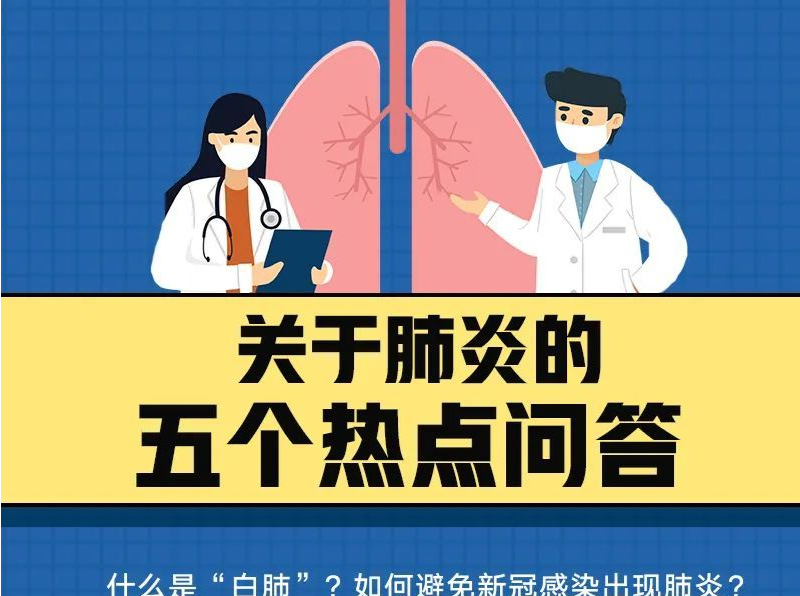 出现“白肺”怎么治？如何避免新冠感染出现肺炎？解答来了