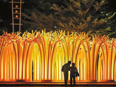 深圳光影艺术季十区联袂推出 城市光雕点亮新年新向往