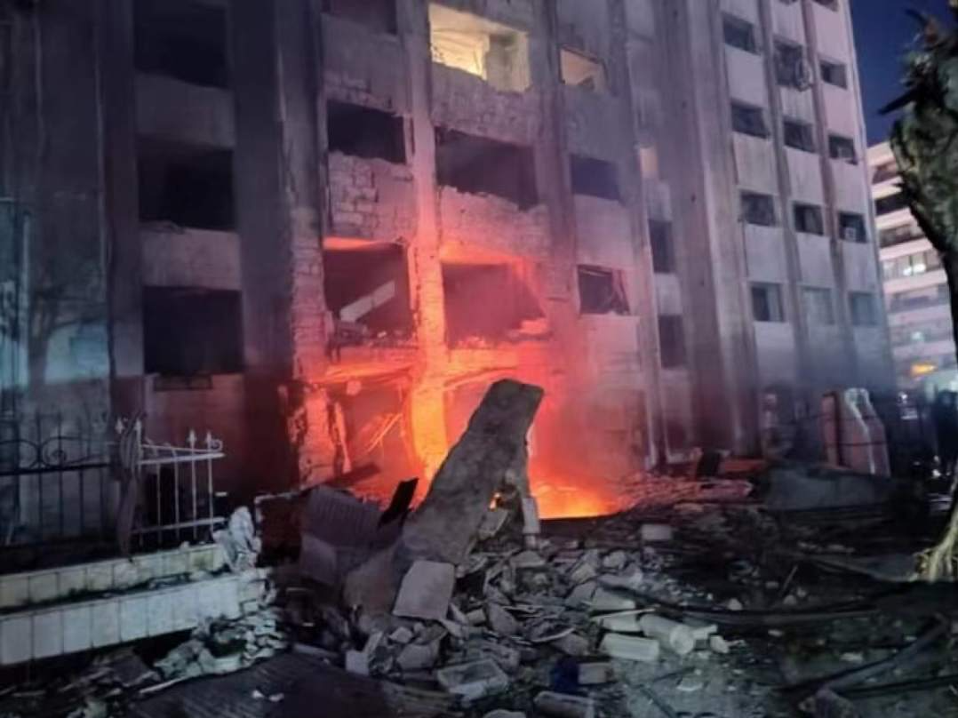以色列空袭叙利亚大马士革 一居民楼被击中造成伤亡