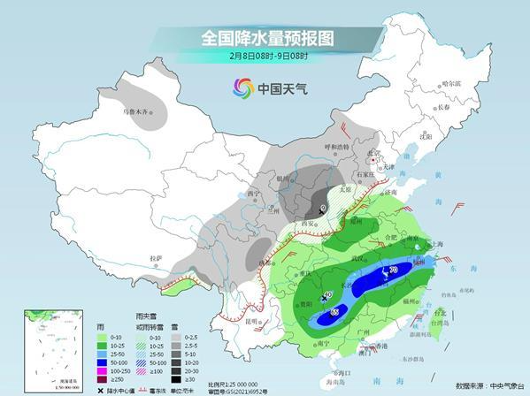 明起南方新一轮降雨接踵而至，北方雨雪天气增多