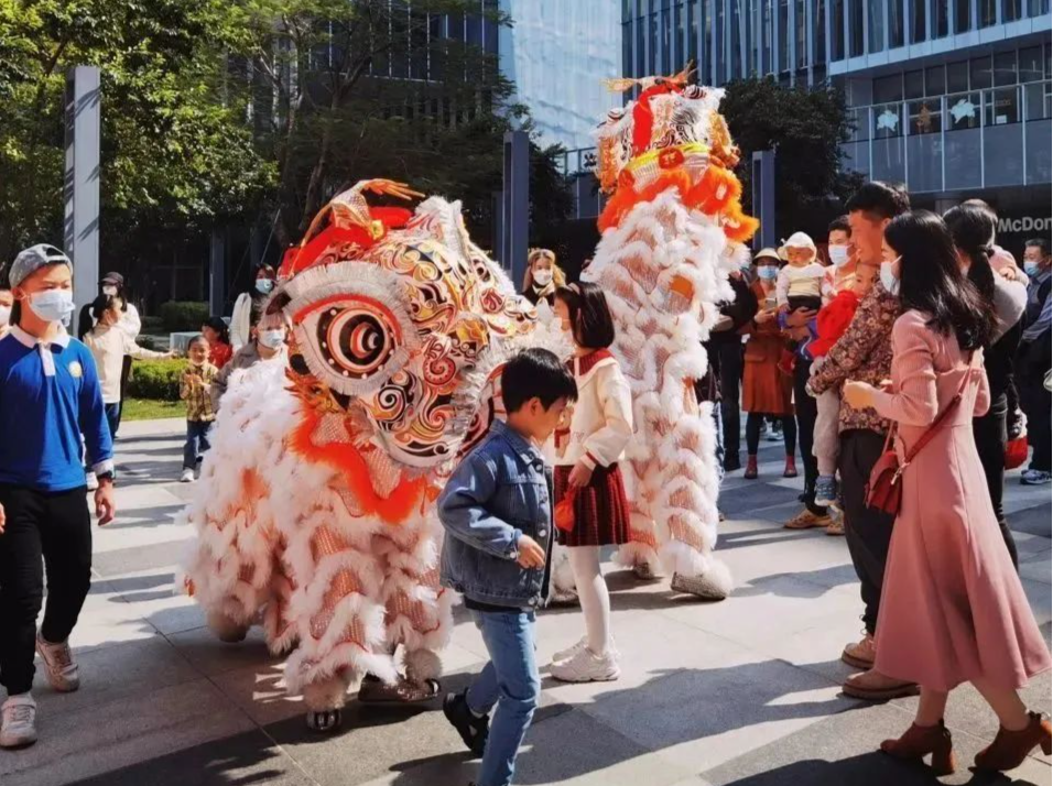 新春文体“花市”｜醒狮麒麟闹元宵，新春欢喜上眉梢