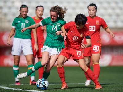 中国女足0:0战平爱尔兰