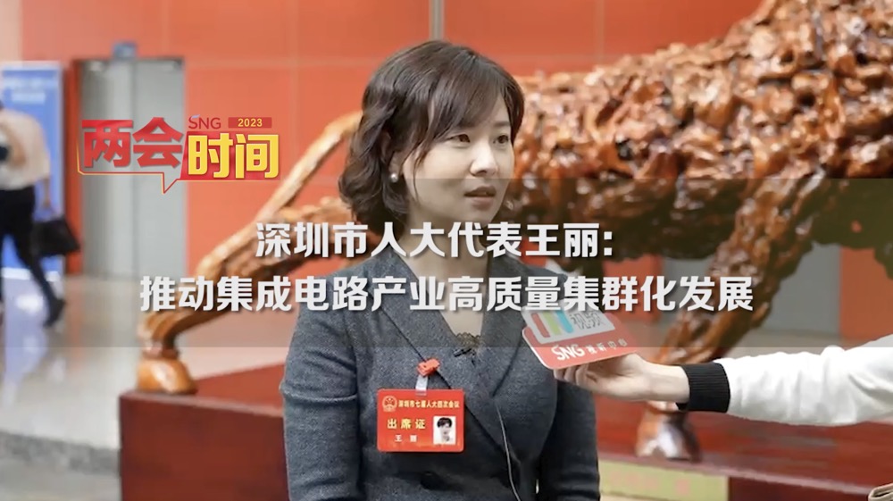 深圳两会时间丨深圳市第七届人大代表王丽：推动集成电路产业高质量集群化发展