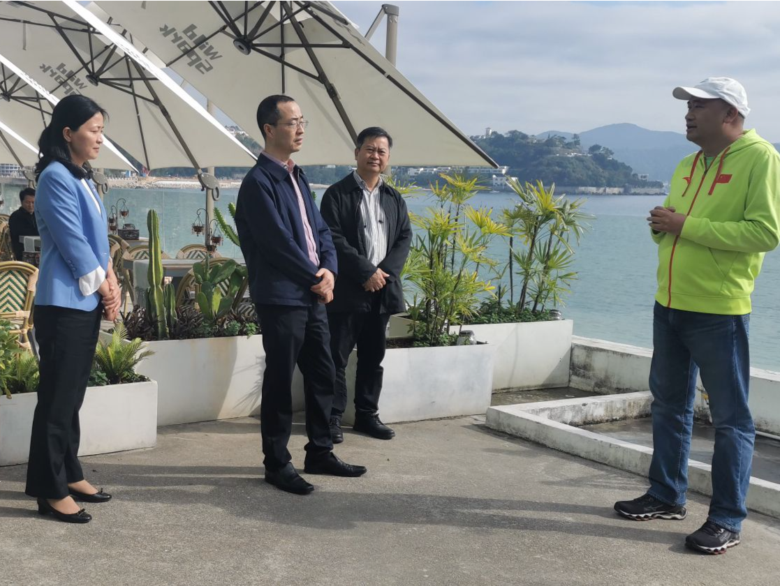 龙岗区政协副主席刘峰率队赴南澳企业调研