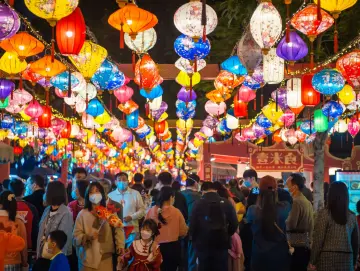 网络中国节｜逛灯会、猜灯谜、看花车巡游，深圳元宵真热闹