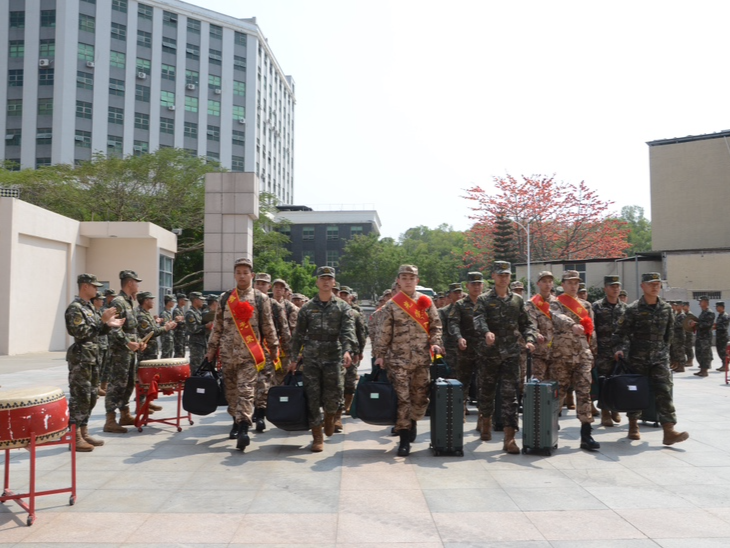 新战友到“家”！武警广东总队2023年春季首批新兵入营