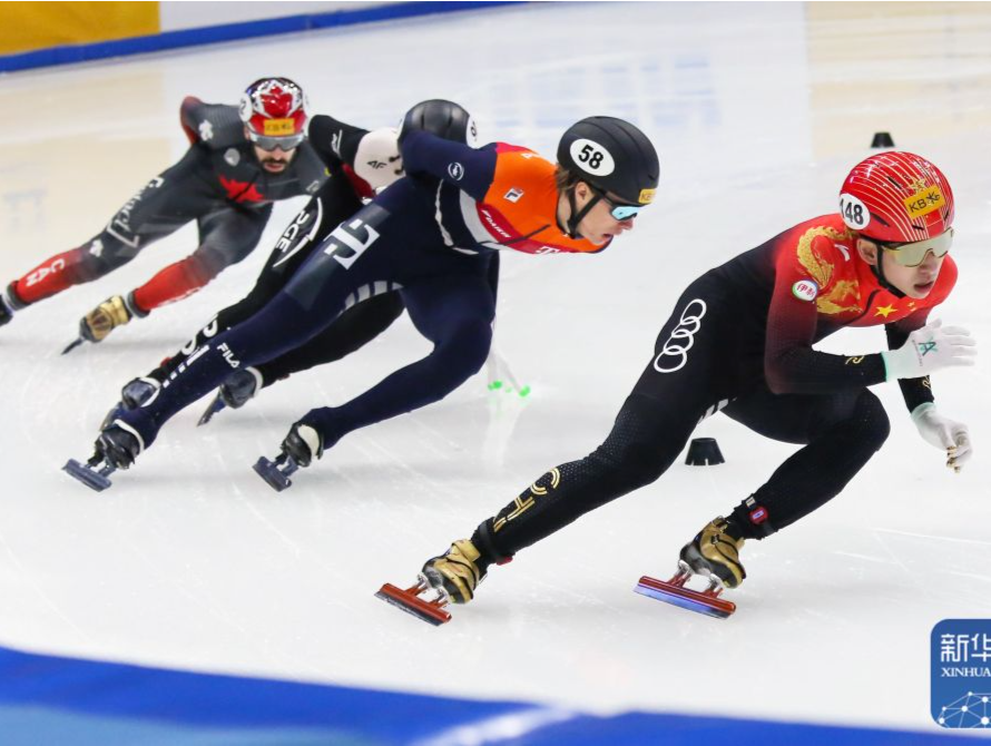 短道速滑世锦赛：中国队晋级男子5000米接力决赛