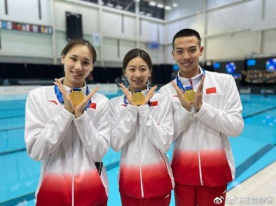 祝贺！中国花游混双首次夺得世界杯冠军