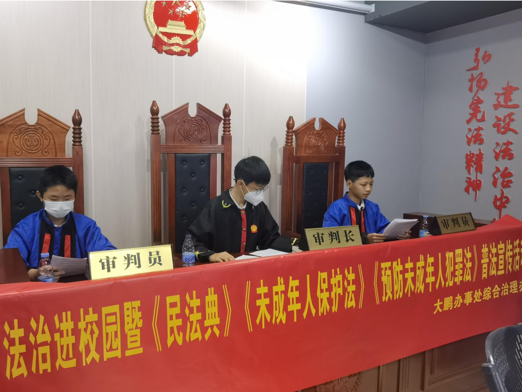 “青春成长，法治护航”——大鹏办事处开展青少年法治宣传系列活动
