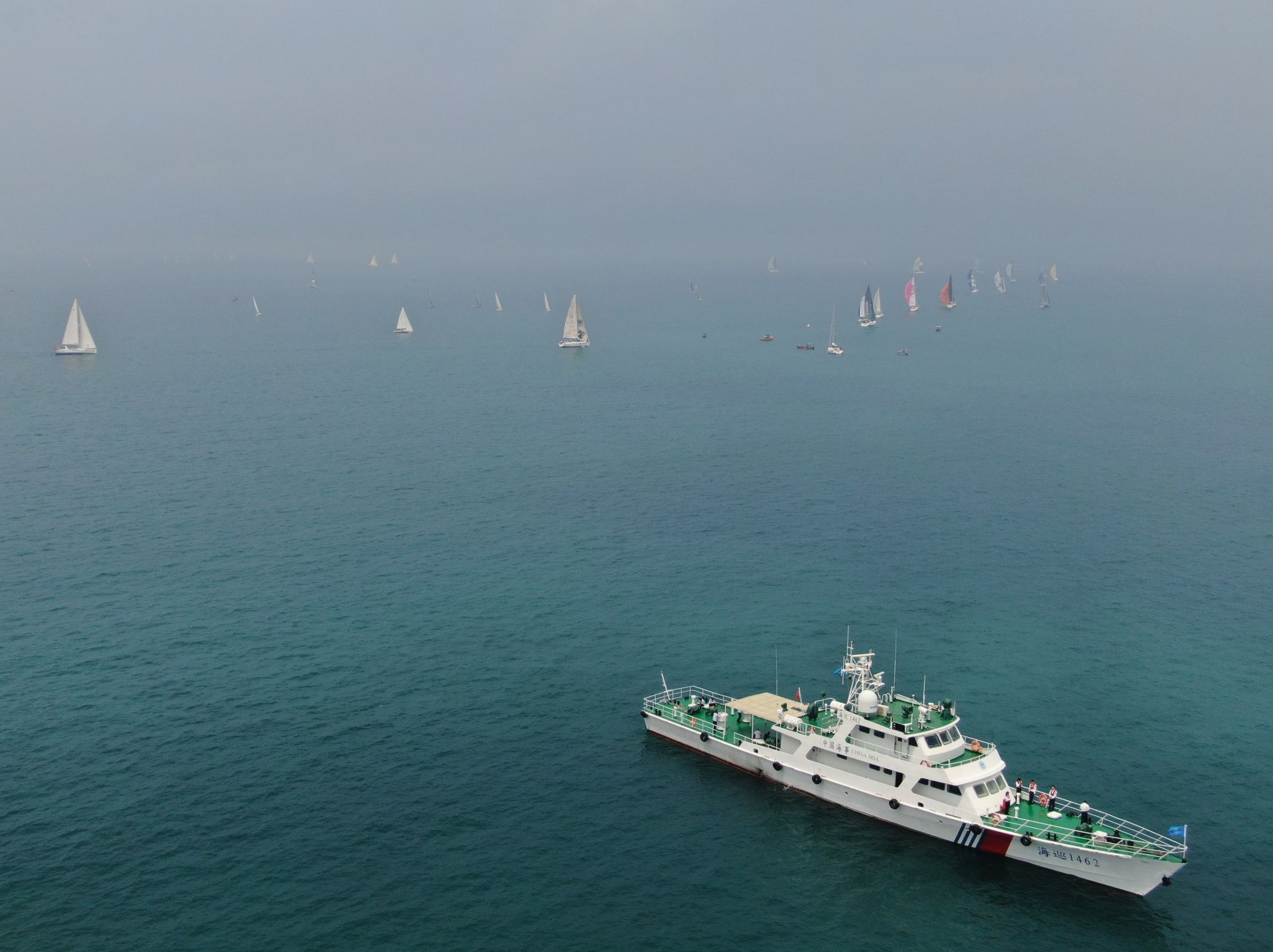 深圳大亚湾海事局全力保障“中国杯”帆船赛开赛