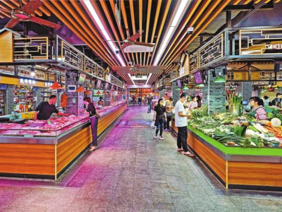 深圳推进农贸市场升级改造 越来越多老旧市场有了“文明范”  