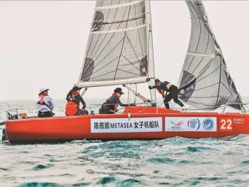 “她力量”乘风破浪成独特风景！世界冠军陈佩娜领衔中国杯女子船队