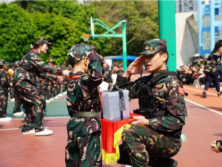 “精兵小将”又燃又萌！福田区第四幼儿园爱国主义教育体验活动精彩结营