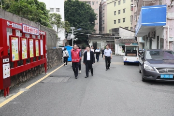凤凰街道督导检查塘尾社区文明城市创建促整改见实效