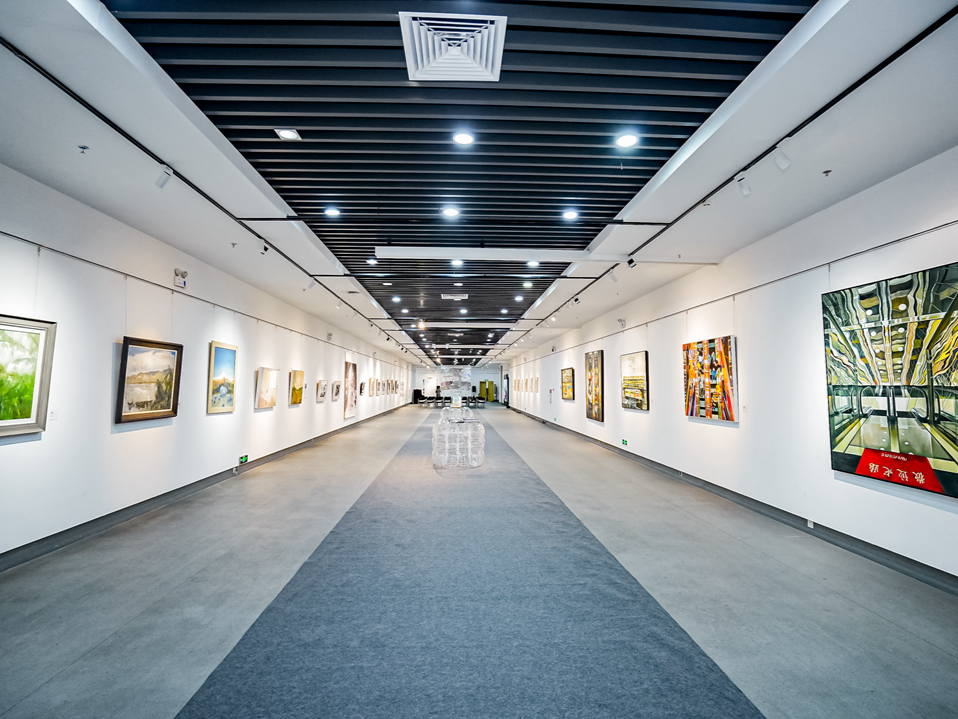 探索“原初与共生” 深圳本土当代艺术家美术作品展览在宝安图书馆开幕 