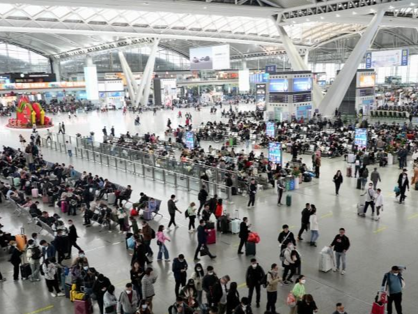 2023年清明假期，广州地区到发旅客同比增长219.5%