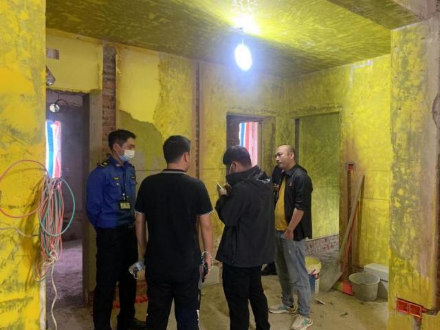 筑牢安全防线 南山招商街道对小散工程隐患进行处置  