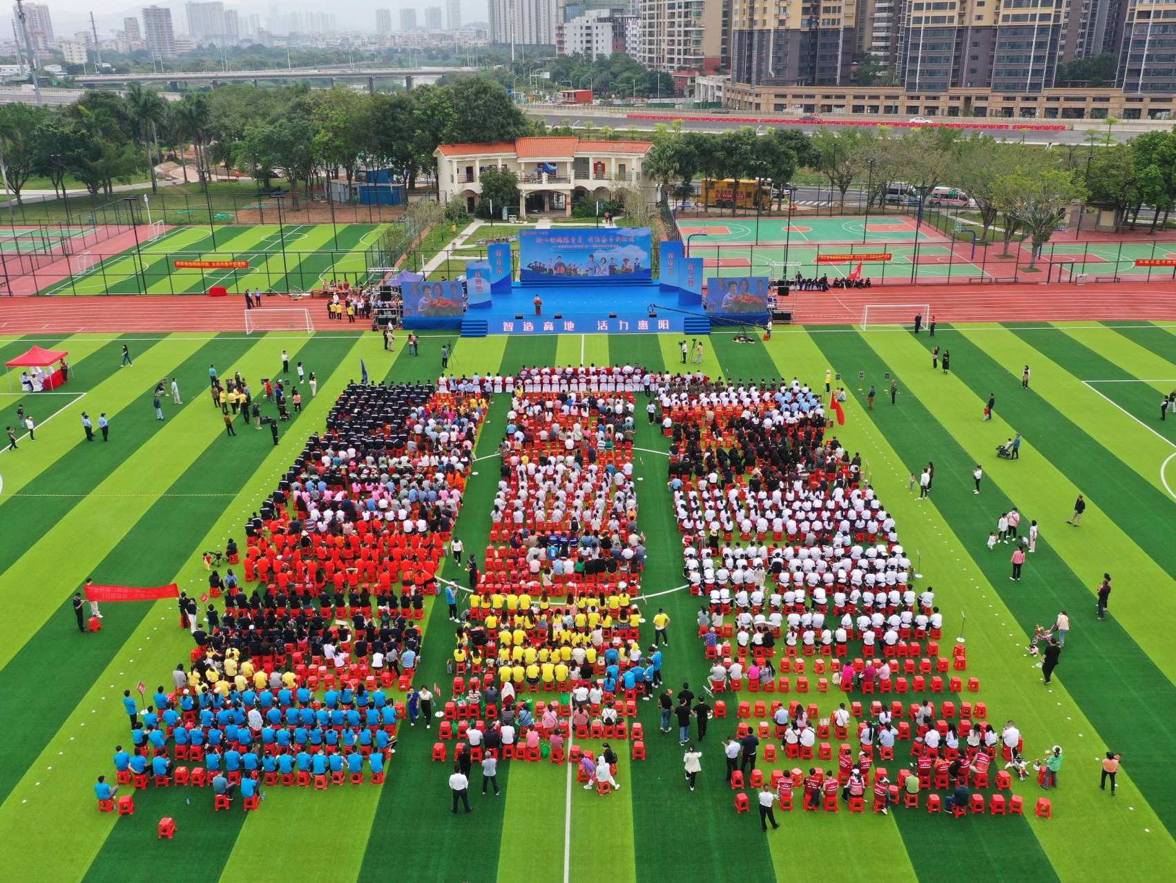 有气势也有趣味，惠阳花样庆“五一”