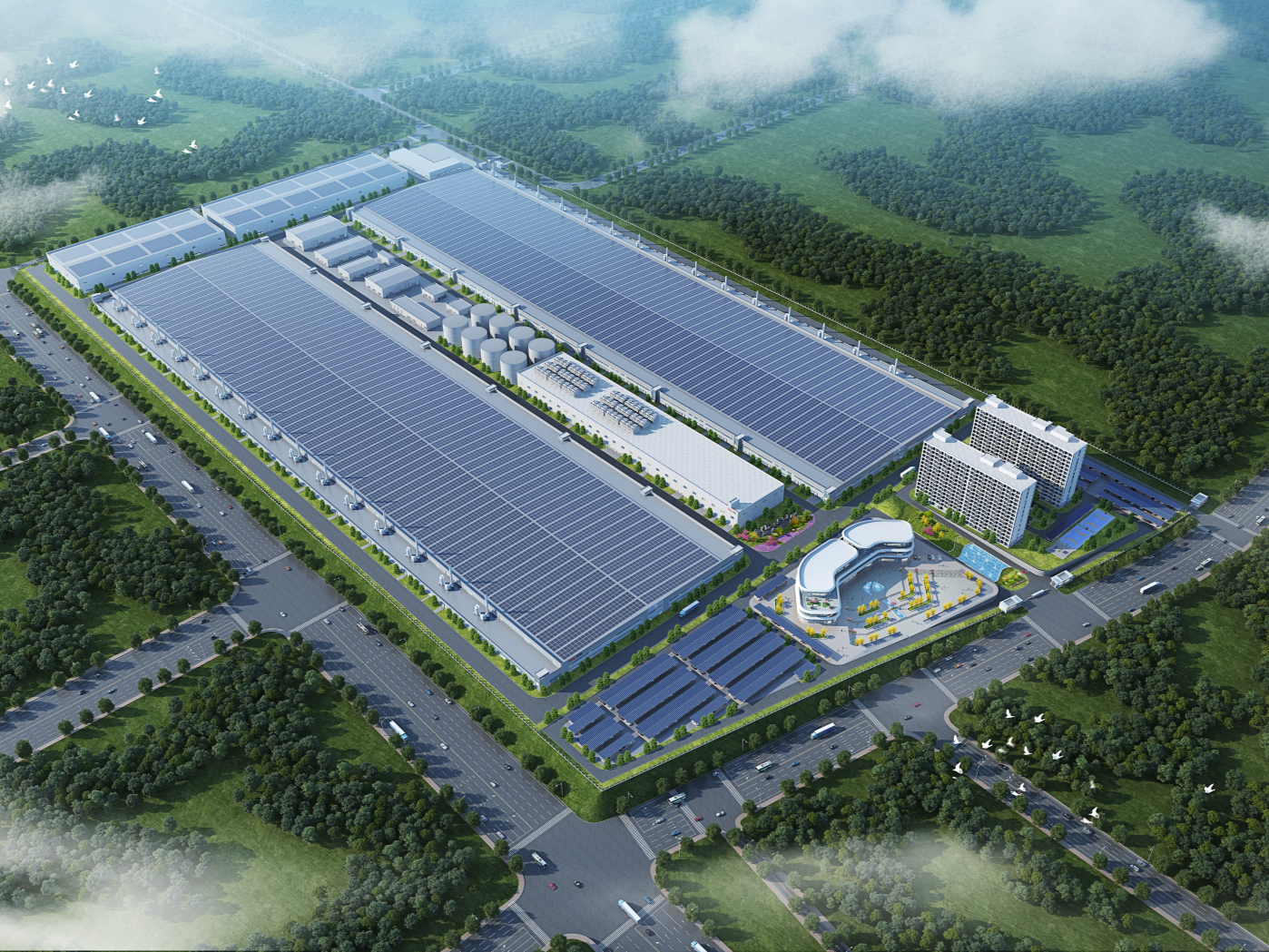 TCL中环百亿级太阳能电池项目落户广州