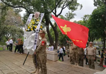传承红色精神 中德保安公司追思祭英烈