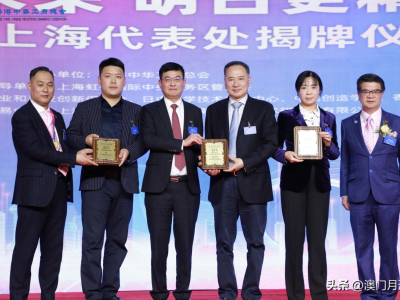 香港中华工商总会上海代表处正式揭牌