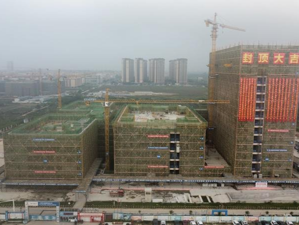 中山首个装配式医疗建筑项目封顶
