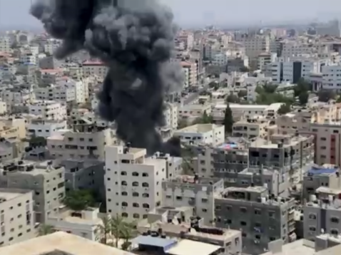 以色列国防军：以军正对加沙地带实施空袭