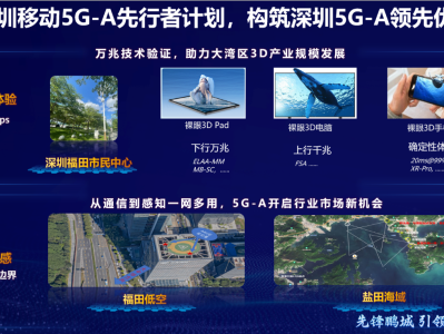 深圳移动发力5G-A先行者计划，携手华为助推极速先锋鹏城建设