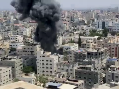巴勒斯坦武装组织再次向以色列发射火箭弹