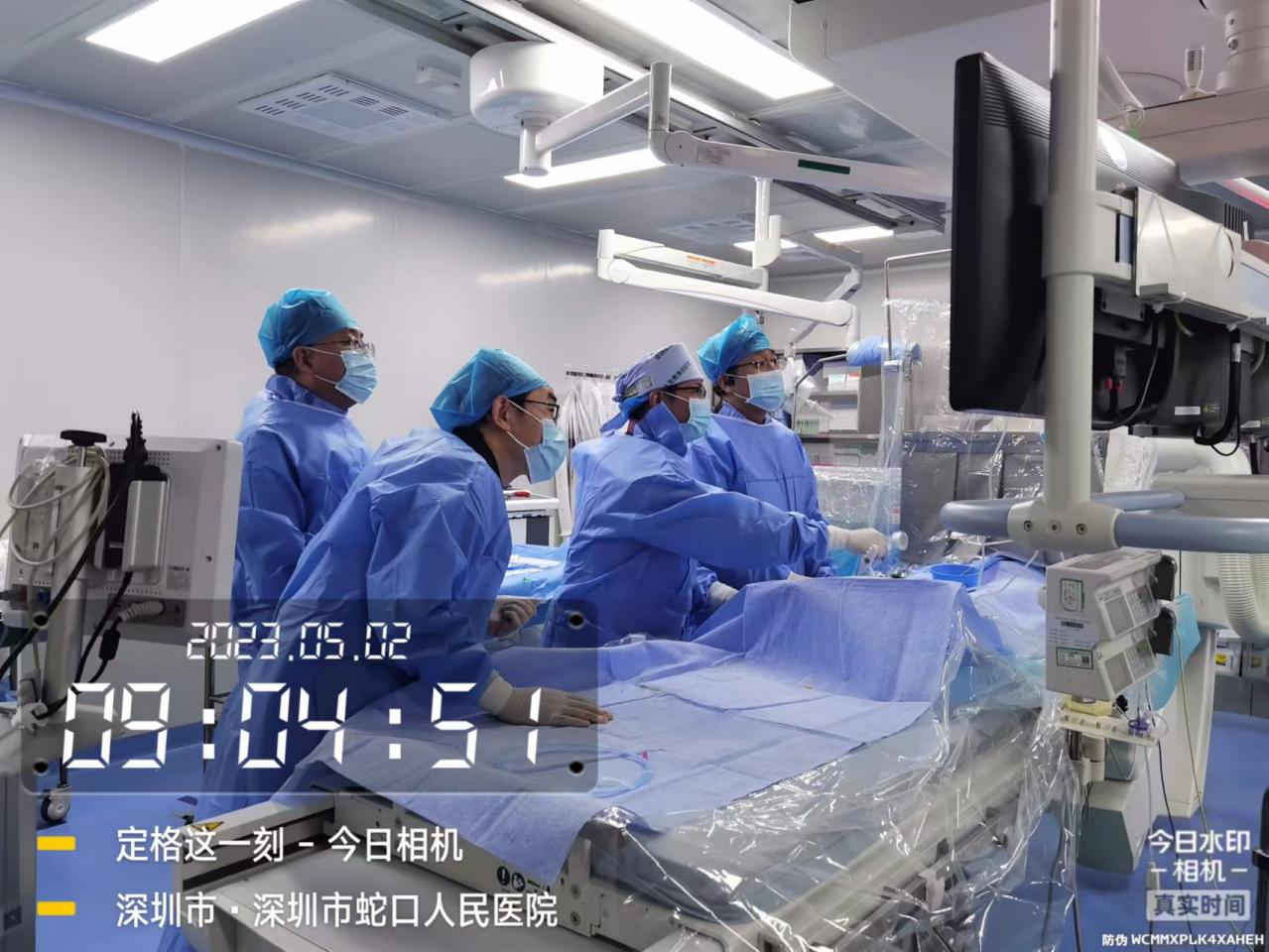 深圳市前海蛇口自贸区医院为冠心病患者成功进行冠脉介入治疗 