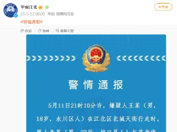 因走路碰撞发生争执，重庆一男子持随身水果刀捅伤他人
