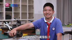 太酷啦！光明13岁硬核初中生自制车床