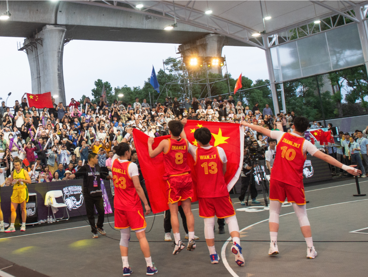 中国三人女篮夺得国际篮联女子系列赛冠军