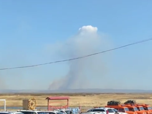 俄罗斯境外火蔓延至中俄边境，内蒙古森林消防到场堵截