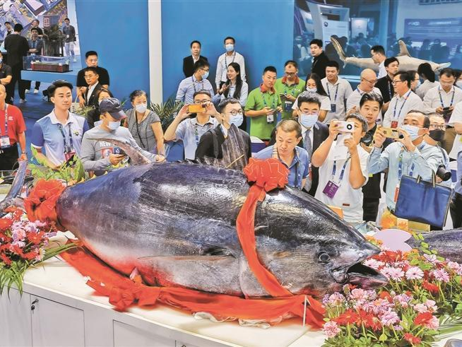 2023深圳国际渔业博览会开幕 20个国家和地区近300家展商企业万种水产品精彩亮相