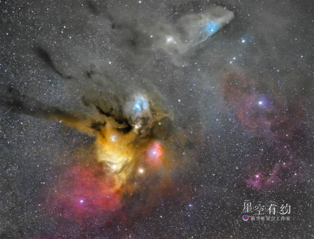 广东省星空摄影爱好者郑智荣2022年7月24日在清远市板洞水库拍摄的天蝎座调色盘。（本人供图）