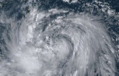 超级台风“玛娃”袭击美国关岛北部 引发大范围停电