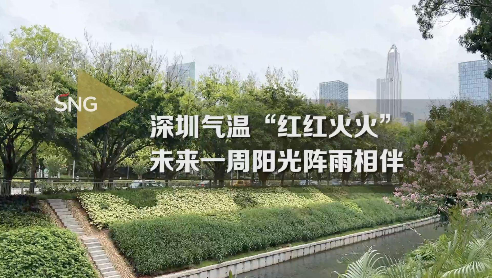 深圳气温“红红火火”，未来一周阳光阵雨相伴