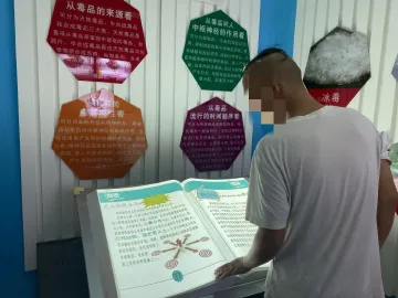 凤凰街道组织社区矫正人员参观禁毒教育基地