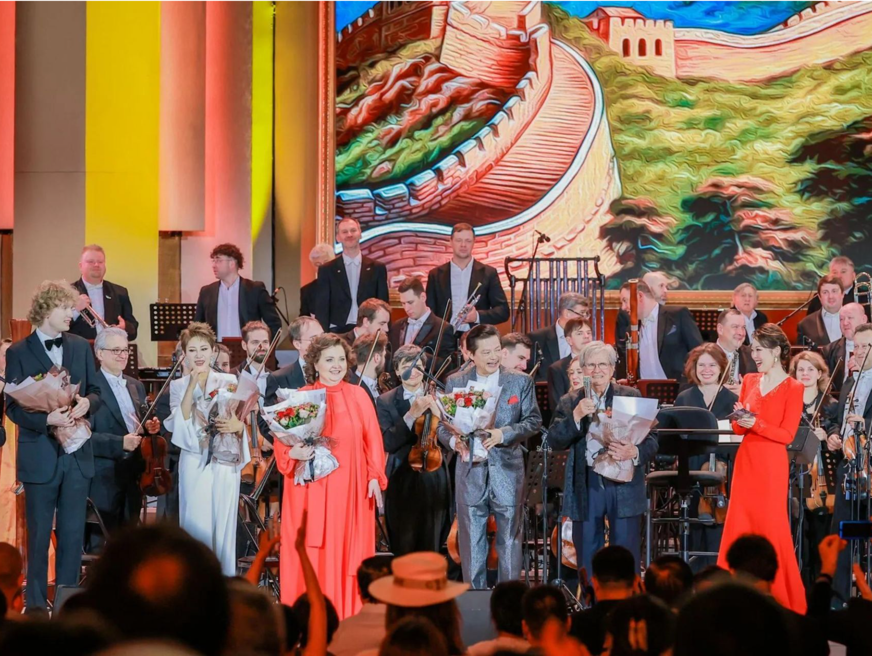 2023北京长城音乐会在八达岭长城文化广场举行 龙宇翔出席并观看