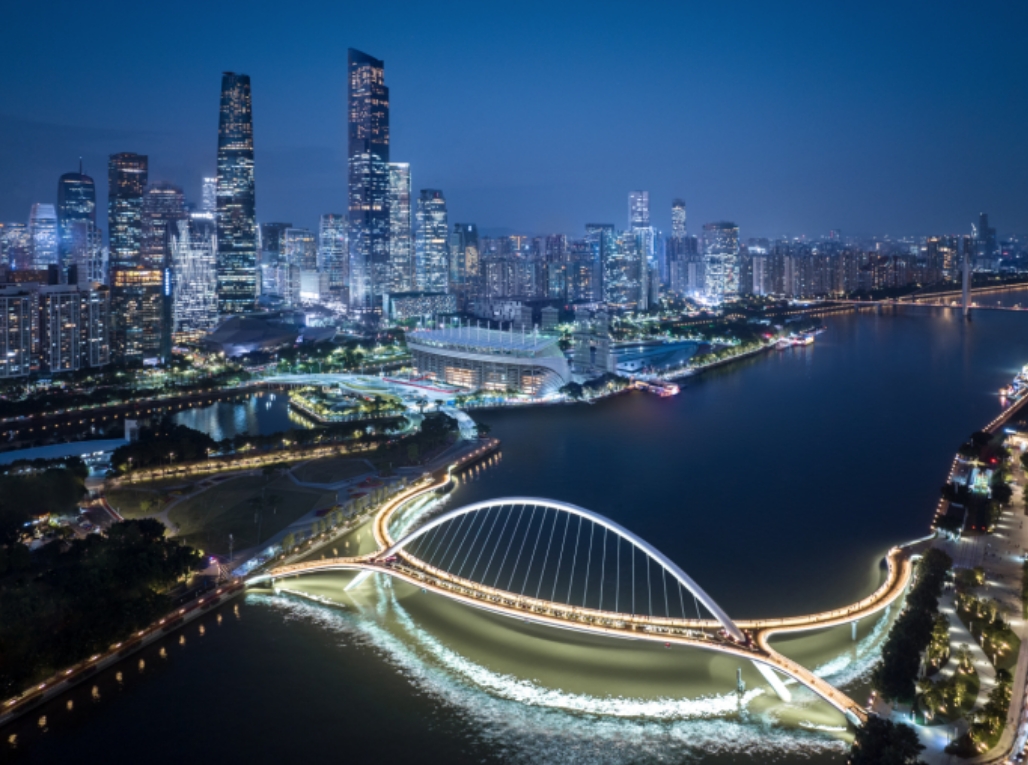 华南理工团队领衔设计的海心桥获“世界人行桥奖”唯一金奖